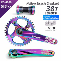 Hollow-Forged Single-Chainring Crankset with Bottom Bracket Options