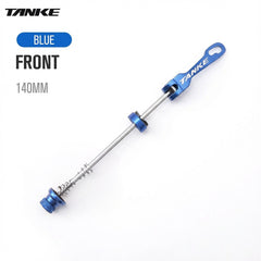 TANKE alloy quick release skewer in black, red, purple, rose pink, blue and silver
