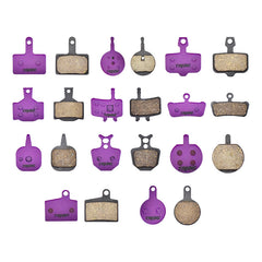 TANKE hydraulic disc brake pads in resin and metallic compound with model codes