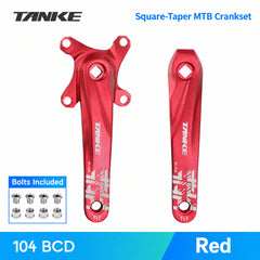 FC430 Square-Taper Crank Arms with Optional 104 BCD Narrow-Wide Ring