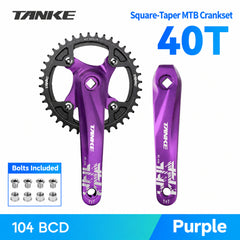 FC430 Square-Taper Crank Arms with Optional 104 BCD Narrow-Wide Ring