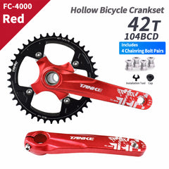 Hollow-Forged Single-Chainring Crankset with Bottom Bracket Options