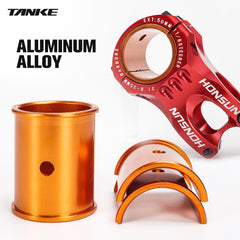 TANKE alloy handlebar shim that adapts a 31.8 mm bar to a 35 mm stem clamp