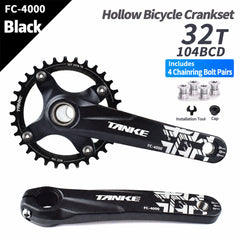 Hollow-Forged Single-Chainring Crankset with Bottom Bracket Options