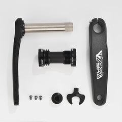 TANKE FC7000 hollow-forged alloy GXP mountain bike crankset with direct-mount chainring