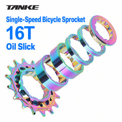 Aluminum Single-Speed Freewheel, 15T/16T/18T