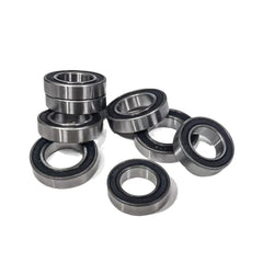 TANKE sealed hub bearings in five size codes laid out side by side