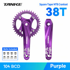 FC430 Square-Taper Crank Arms with Optional 104 BCD Narrow-Wide Ring