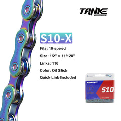Bicycle Chain, 8/9/10/11/12-Speed, Oil Slick Options