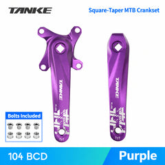 FC430 Square-Taper Crank Arms with Optional 104 BCD Narrow-Wide Ring