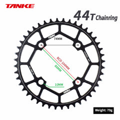 TC995 104 BCD Narrow-Wide Round Chainring, 32T–44T
