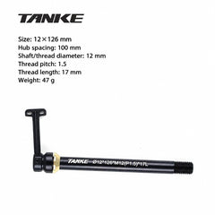 TK999-KCTZG Hidden Thru-Axle for MTB and Road, 12 or 15 mm