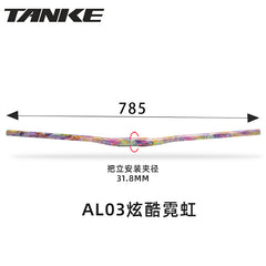 785 mm MTB Riser Handlebar with 31.8 mm Clamp