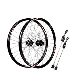 TANKE MTX33 welded alloy MTB wheelset with purple or black rims and 120-point hubs