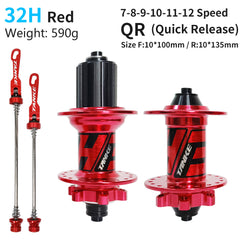 TH31 32H or 36H MTB Disc Hubs, 6-Pawl 72-Point Engagement