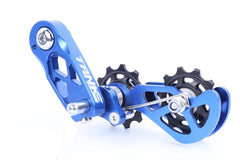 TANKE single-speed chain tensioner and freewheel in red, black, blue, purple, silver and rose pink