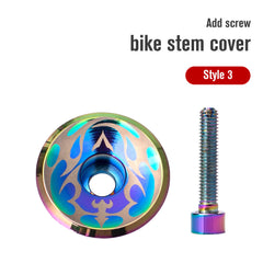 Ultralight Alloy Headset Top Cap, Oil Slick Finish