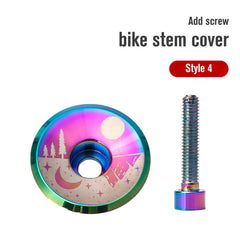 Ultralight Alloy Headset Top Cap, Oil Slick Finish