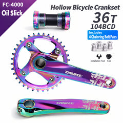 Hollow-Forged Single-Chainring Crankset with Bottom Bracket Options