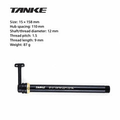 TK999-KCTZG Hidden Thru-Axle for MTB and Road, 12 or 15 mm