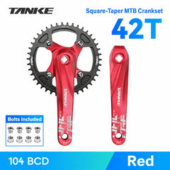 FC430 Square-Taper Crank Arms with Optional 104 BCD Narrow-Wide Ring