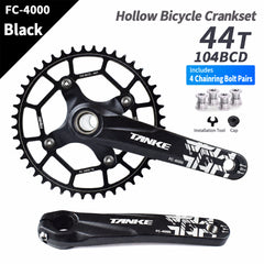 Hollow-Forged Single-Chainring Crankset with Bottom Bracket Options