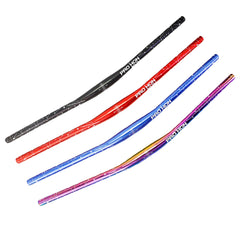 TANKE AL07 720 mm aluminium riser handlebar in oil slick, black, red, blue and purple