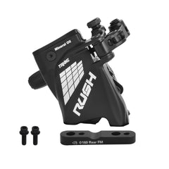 Flat-Mount Cable-Actuated Hydraulic Disc Brake Set