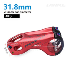 037A Alloy Stem for MTB and Road, -17°, 70/90 mm