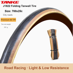 Folding-Bead Bike Tire, 20–29 in and 700c