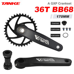 FC7000 GXP Hollow-Forged MTB Crankset, 170 mm, 32T–38T