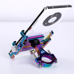 TANKE aluminium bike phone mount with a 360 degree rotating head in red