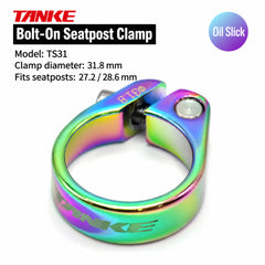 Aluminum Seatpost Clamp, 28.6/31.8/34.9 mm