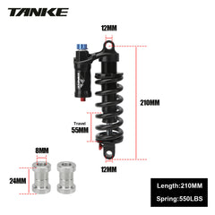 Coil MTB Rear Shock, 190–265 mm