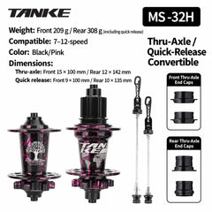 TH390 Camo 6-Bolt Disc Hubs with HG, MS or XD Freehub