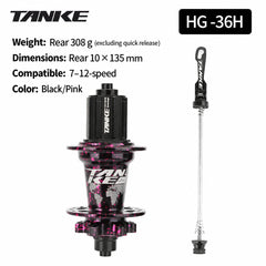 TH390 Camo 6-Bolt Disc Hubs with HG, MS or XD Freehub