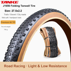 Folding-Bead Bike Tire, 20–29 in and 700c