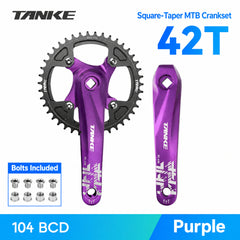 FC430 Square-Taper Crank Arms with Optional 104 BCD Narrow-Wide Ring