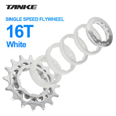 TANKE single-speed chain tensioner and freewheel in red, black, blue, purple, silver and rose pink