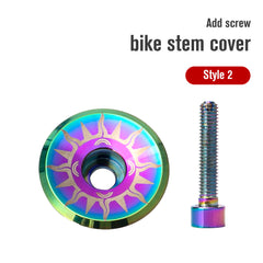 Ultralight Alloy Headset Top Cap, Oil Slick Finish