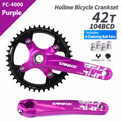 Hollow-Forged Single-Chainring Crankset with Bottom Bracket Options