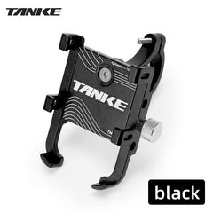 TANKE aluminium bike phone mount with a 360 degree rotating head in red