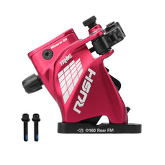 Flat-Mount Cable-Actuated Hydraulic Disc Brake Set