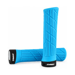 TANKE silicone mountain bike grips with aluminium lock rings in eight colors