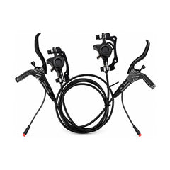 TANKE TB310 e-bike hydraulic disc brake set in black, red, blue, purple and gold with rotors