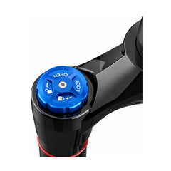 TANKE TF38 air fork in black, orange and blue with gold or black stanchions