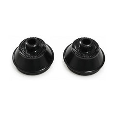 TANKE aluminium hub end caps for quick-release and thru-axle hubs in front and rear pairs