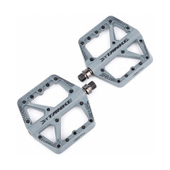 TANKE TP60 nylon mountain bike pedals in black, orange, blue, purple, green, grey and red