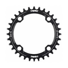 TANKE 104 BCD narrow-wide round chainring in black and GXP alloy versions