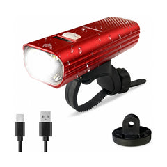 TANKE front bike light in black, red, black red, black gold, blue pink and violet